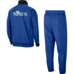 Blue Nike Dallas Mavericks Mixtape Courtside Royal Tracksuit Back