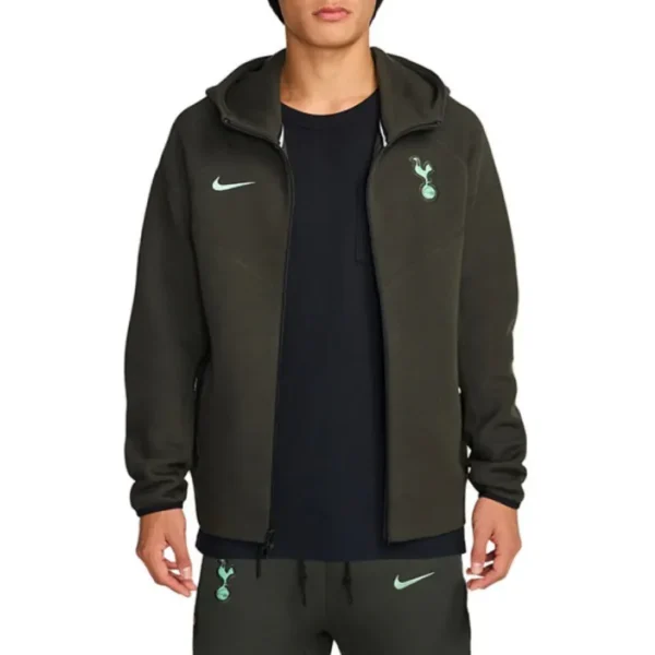 Dark Green Nike Tottenham Hotspur UCL Tech Fleece Tracksuit