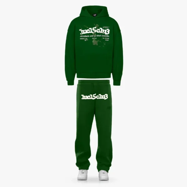 Green Lucid Club Numbers Tracksuit