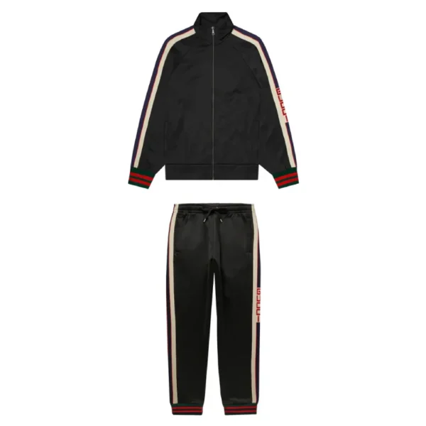 Black Gucci Technical Tracksuit