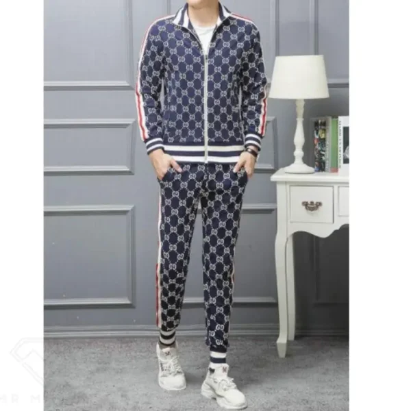 Blue Gucci GG Jacquard Tracksuit