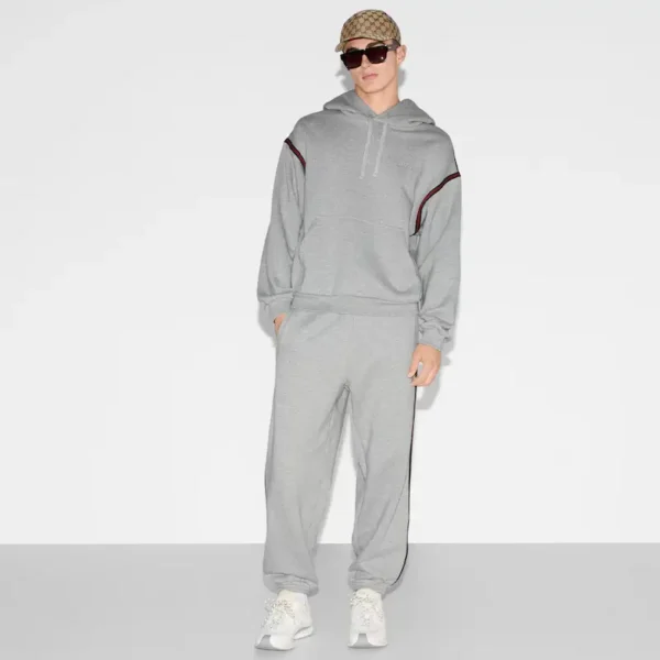 Grey Gucci Cotton Jersey Jogging Suit