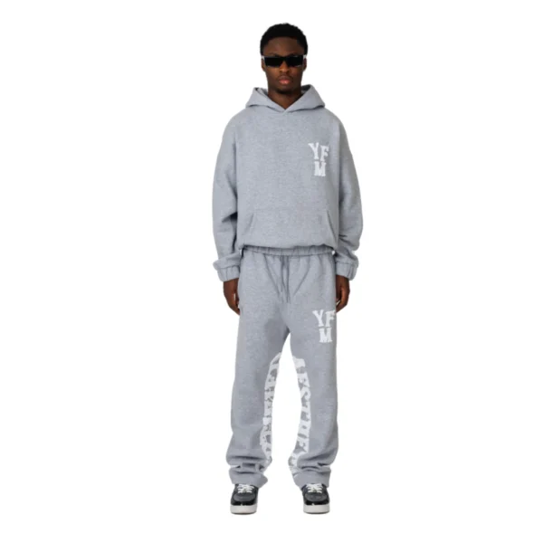 Grey Melange YFM Tracksuit